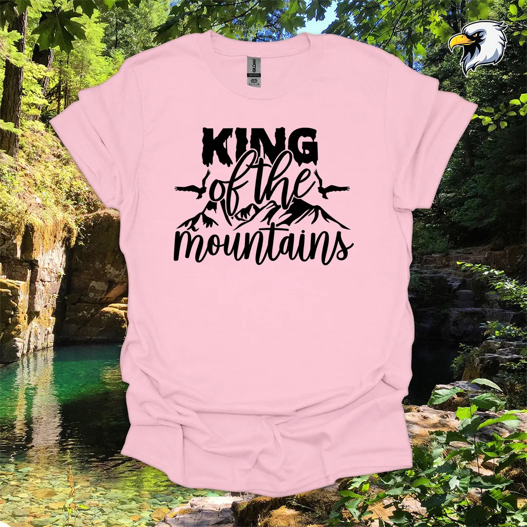 “King of the Mountains” hiking t-shirt – Mountain Graphic