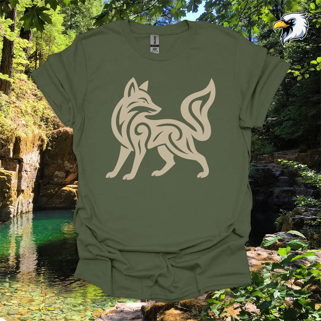 “Fox” hiking t-shirt – Tribal Nature Graphic