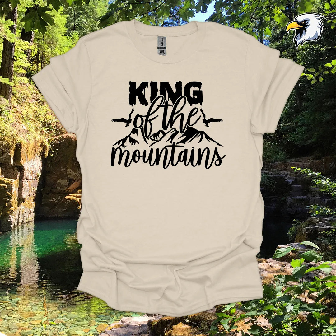 “King of the Mountains” hiking t-shirt – Mountain Graphic