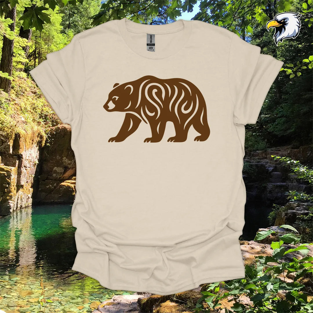 "Black Bear" hiking t-shirt – Tribal Nature Graphic