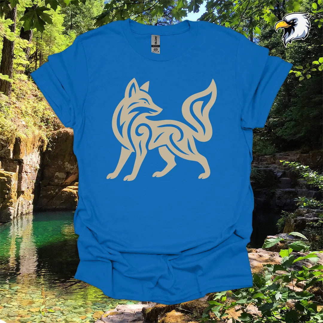 “Fox” hiking t-shirt – Tribal Nature Graphic