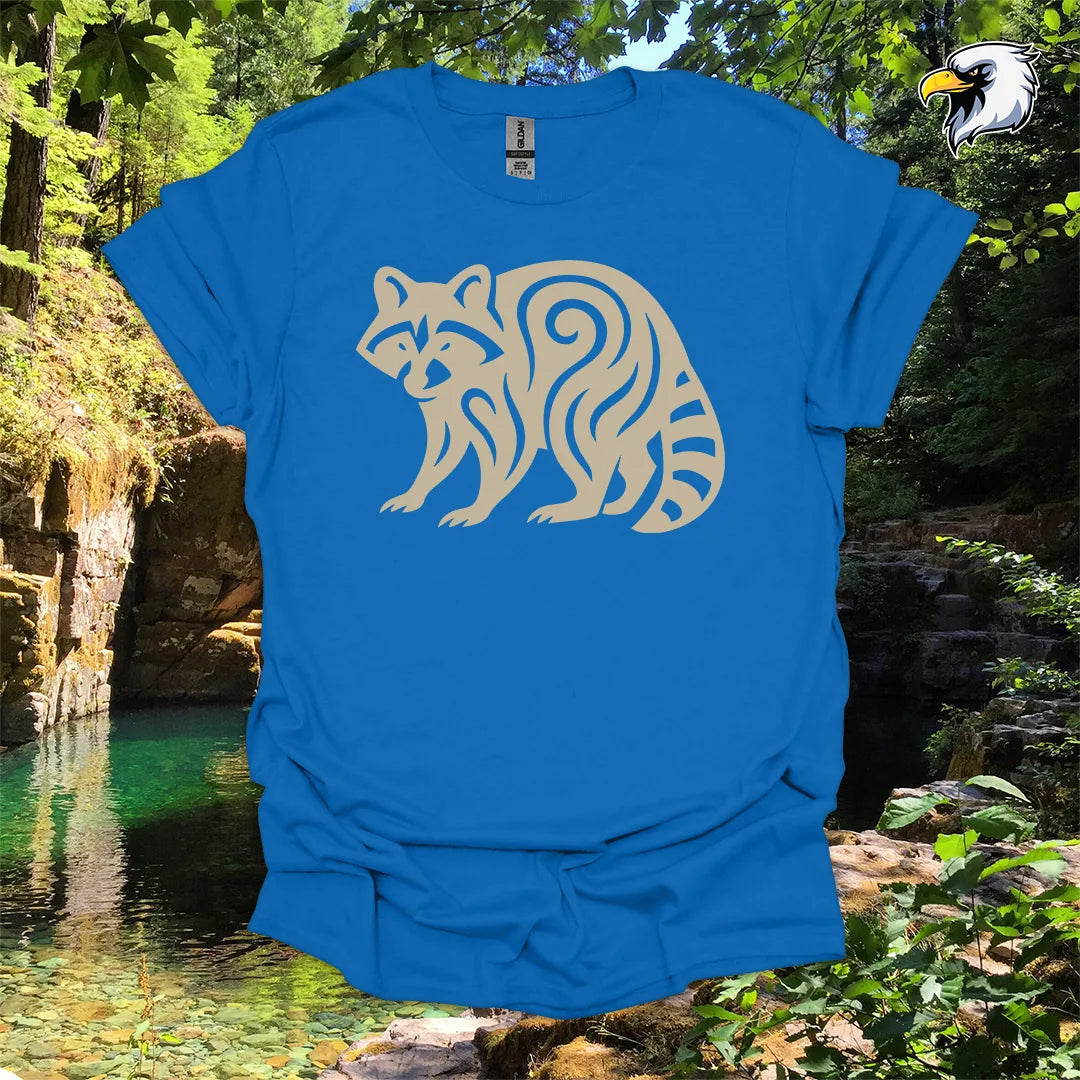 “Raccoon” hiking t-shirt – Tribal Nature Graphic