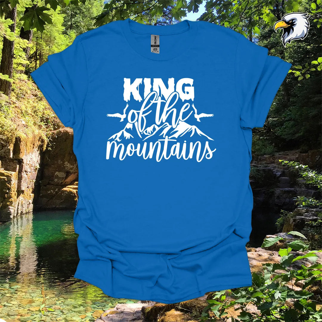 “King of the Mountains” hiking t-shirt – Mountain Graphic