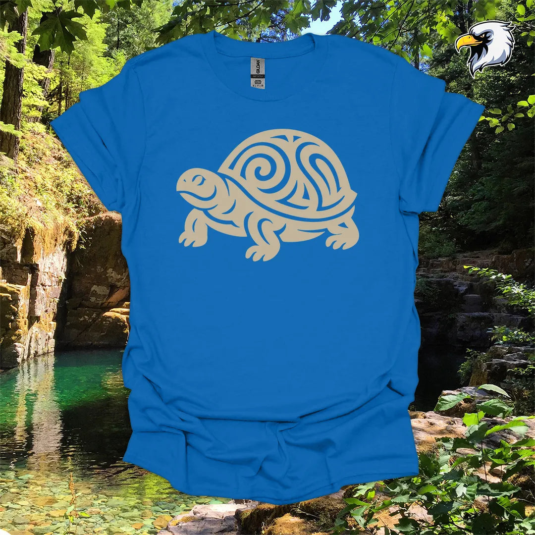 “Box Turtle” hiking t-shirt – Tribal Nature Graphic