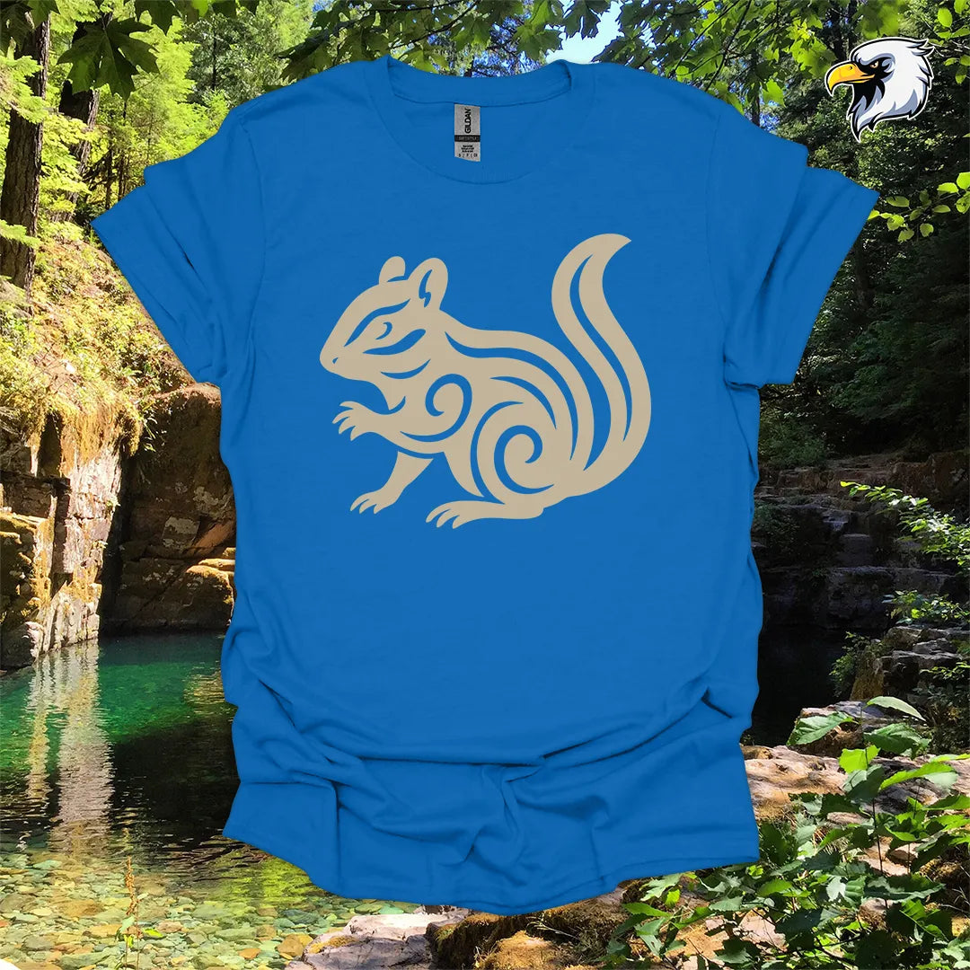 "Chipmunk" hiking t-shirt – Tribal Nature Graphic