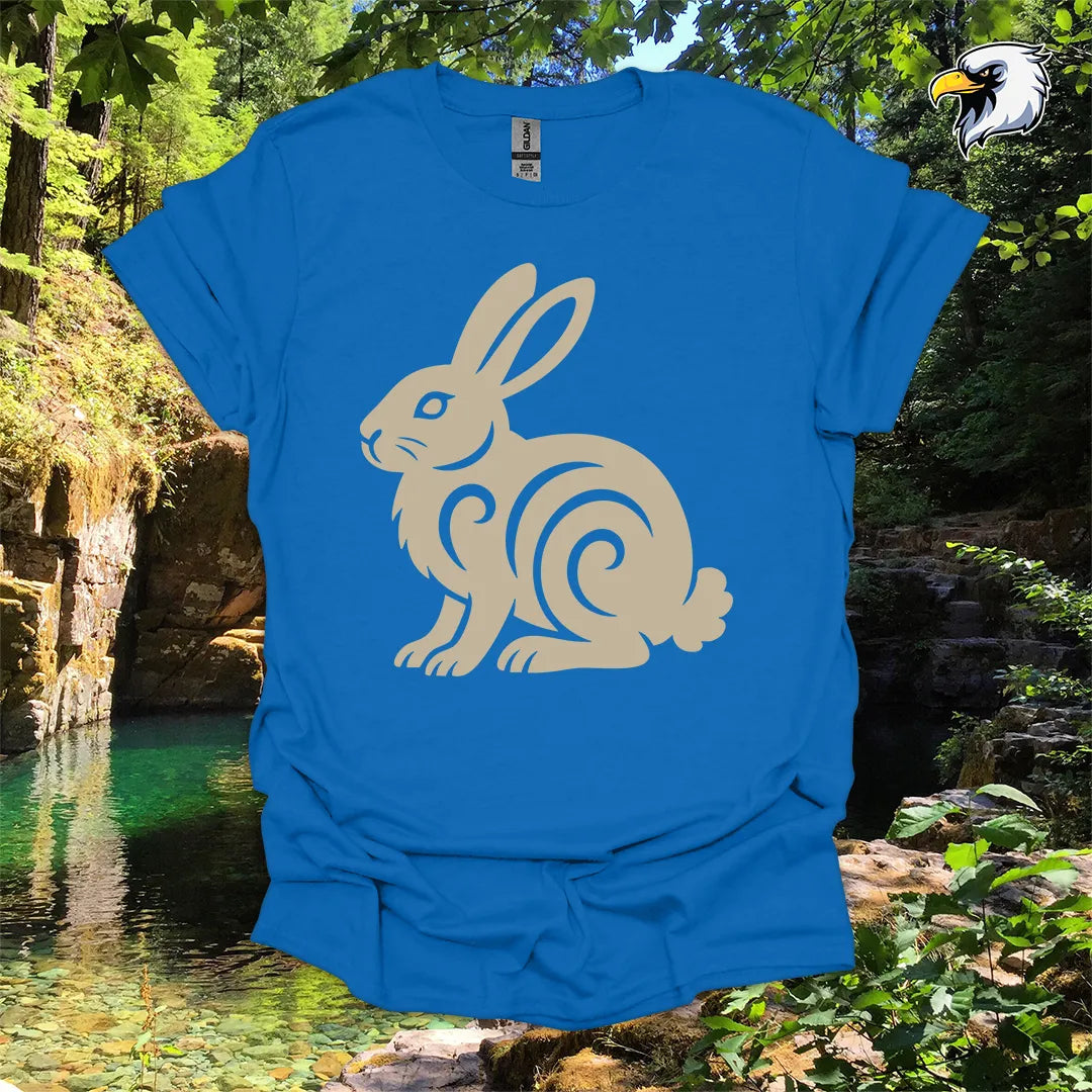 "Cottontail Rabbit" hiking t-shirt – Tribal Nature Graphic