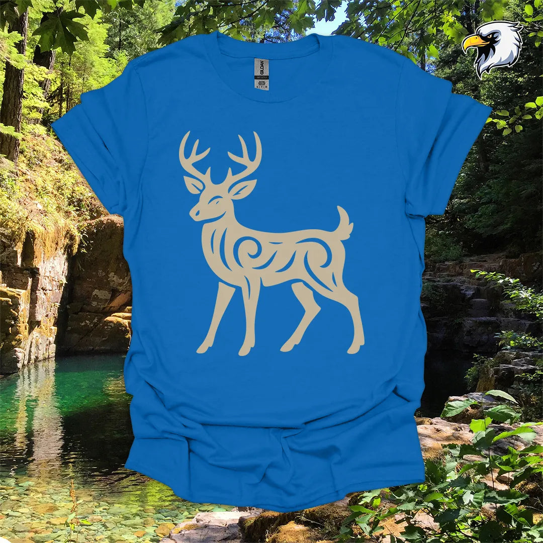 “White-tailed Deer” hiking t-shirt – Tribal Nature Graphic