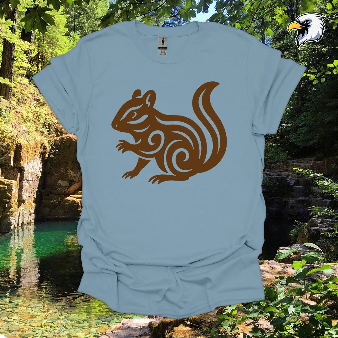 "Chipmunk" hiking t-shirt – Tribal Nature Graphic