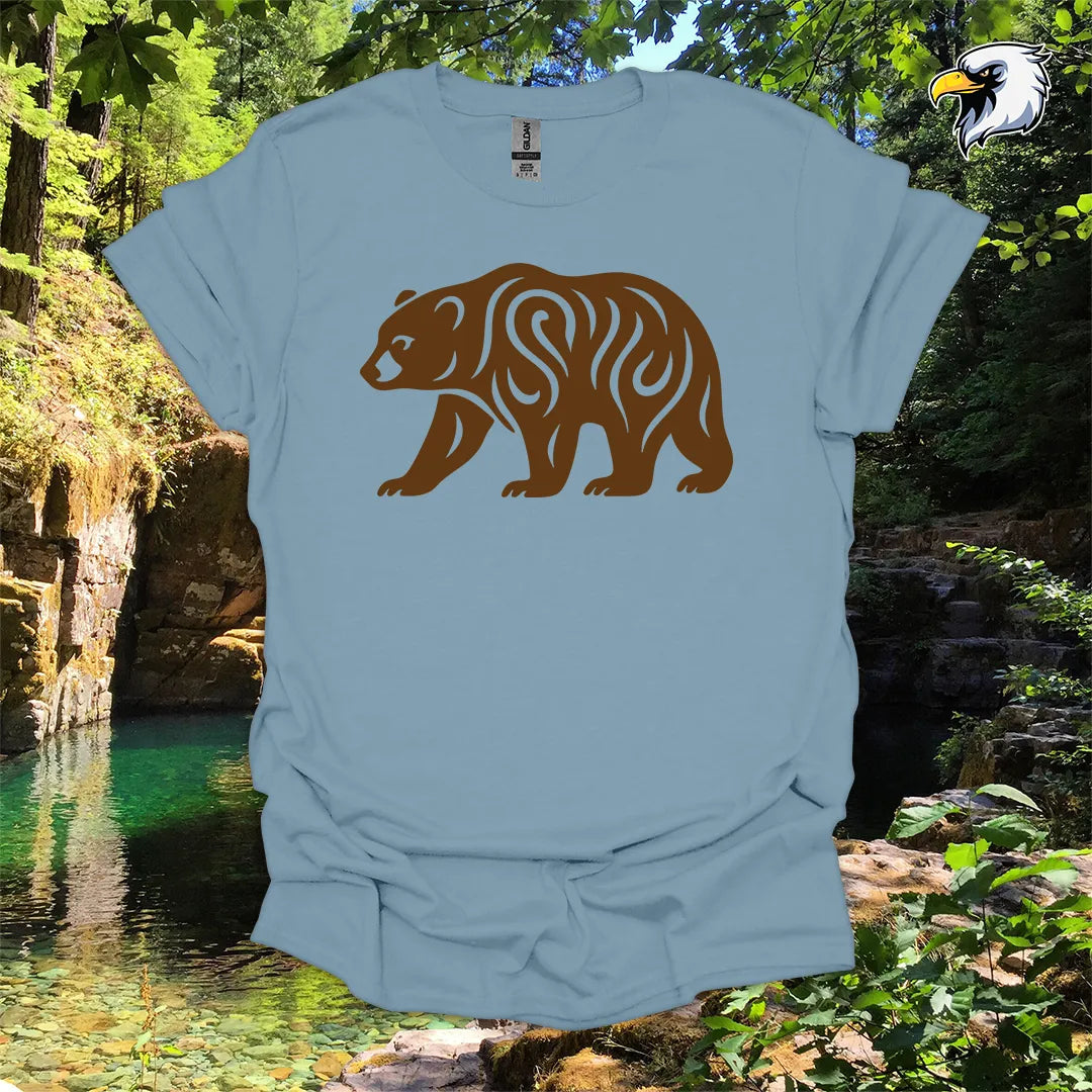"Black Bear" hiking t-shirt – Tribal Nature Graphic