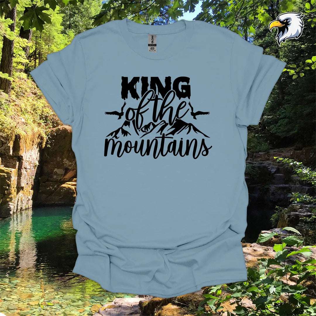 “King of the Mountains” hiking t-shirt – Mountain Graphic