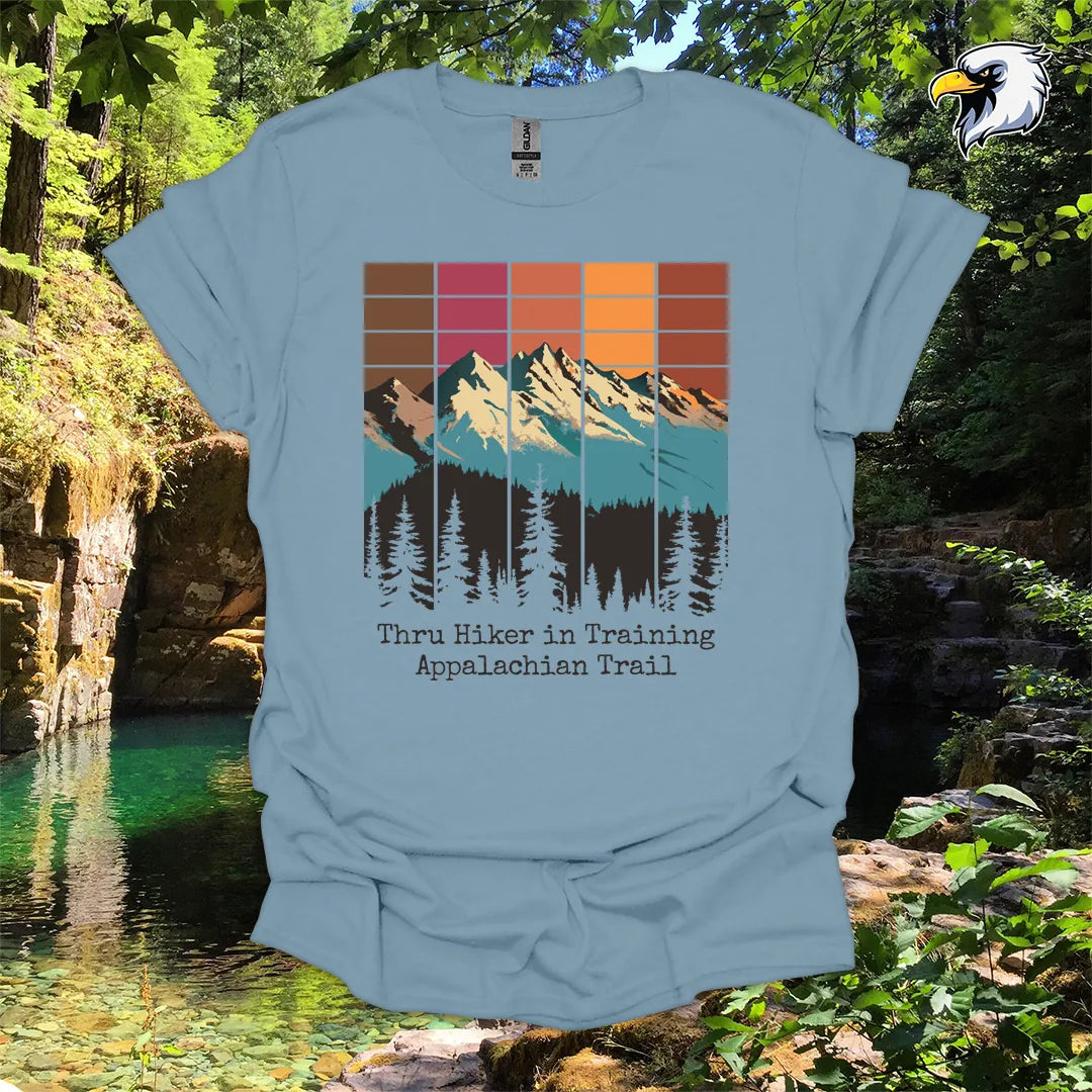 “Thru Hiker in Training Appalachian Trail” hiking t-shirt – Mountain Graphic