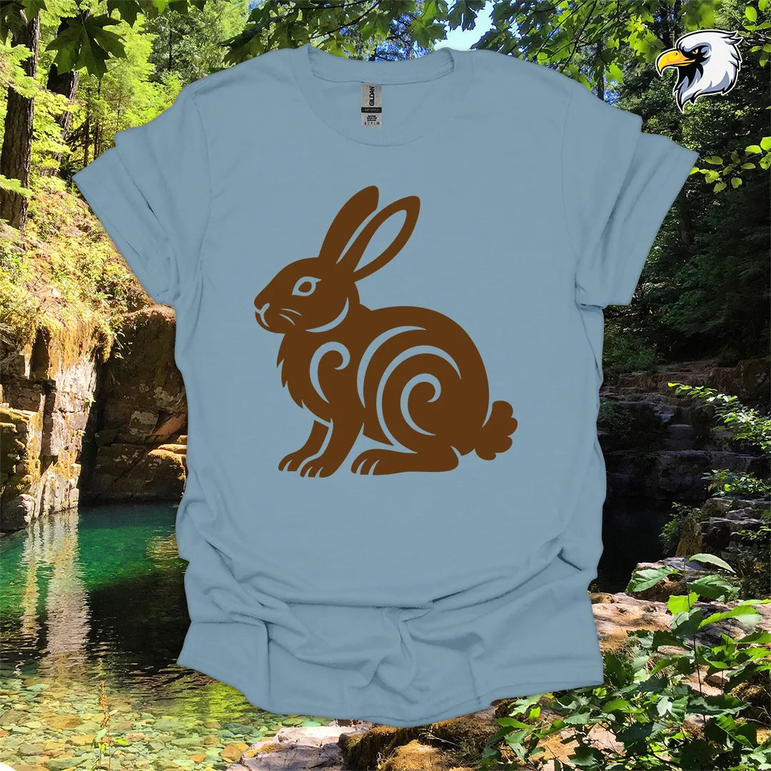 "Cottontail Rabbit" hiking t-shirt – Tribal Nature Graphic