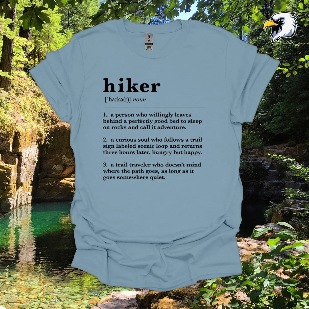 “Hiker Definition” hiking t-shirt – Dictionary Style