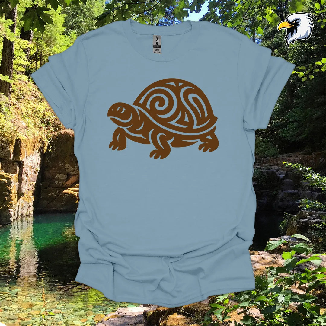 “Box Turtle” hiking t-shirt – Tribal Nature Graphic