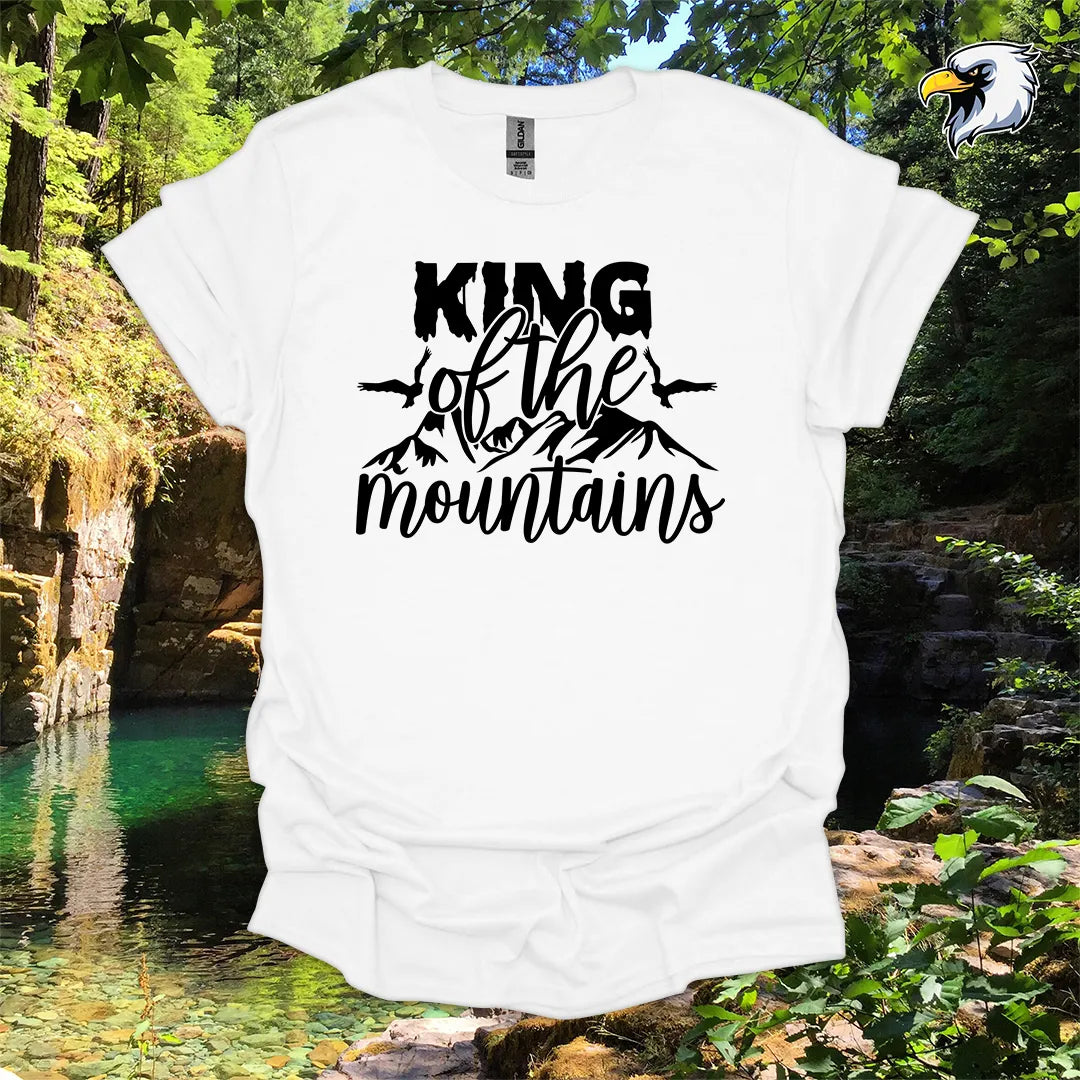“King of the Mountains” hiking t-shirt – Mountain Graphic