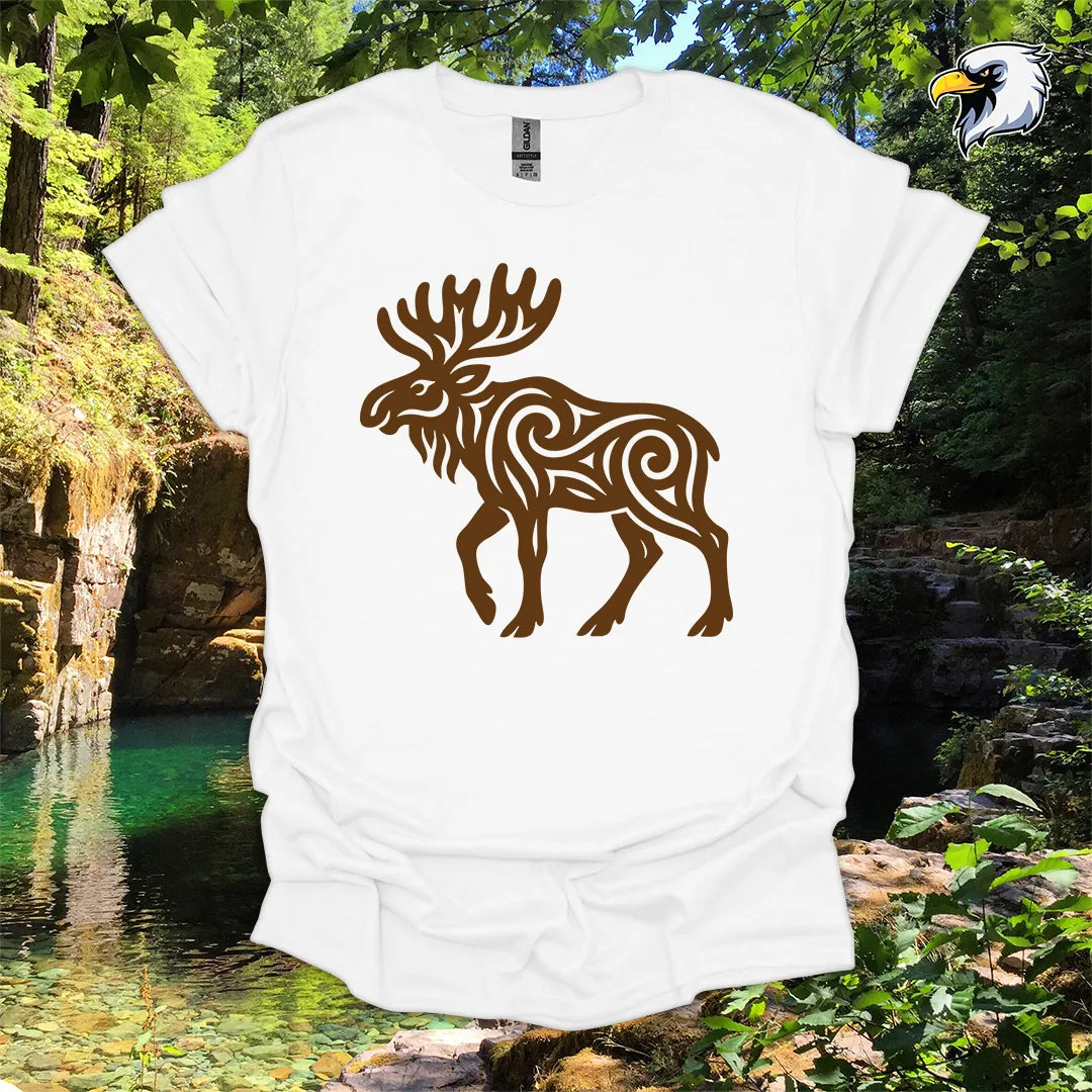 "Moose" hiking t-shirt – Tribal Nature Graphic