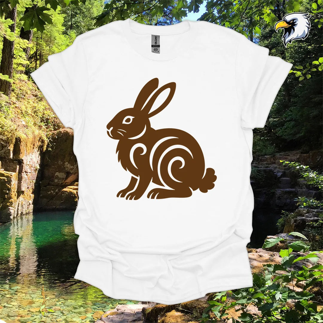 "Cottontail Rabbit" hiking t-shirt – Tribal Nature Graphic