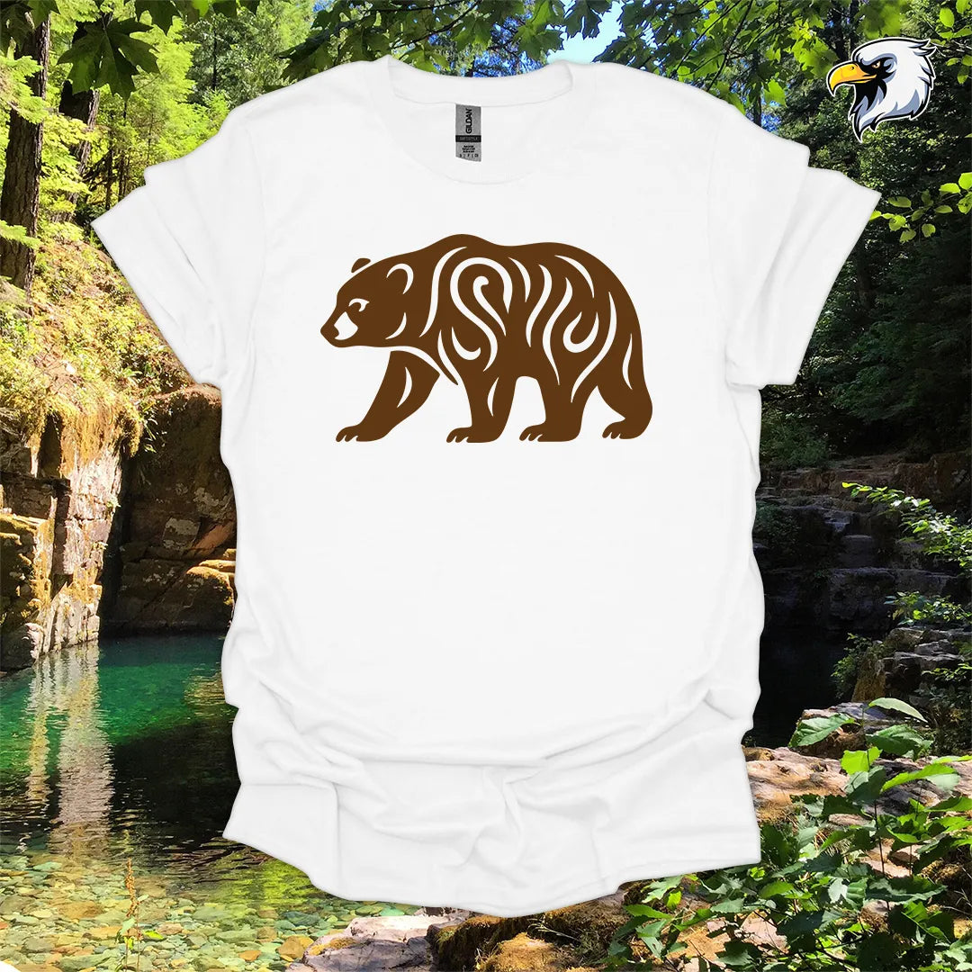 "Black Bear" hiking t-shirt – Tribal Nature Graphic