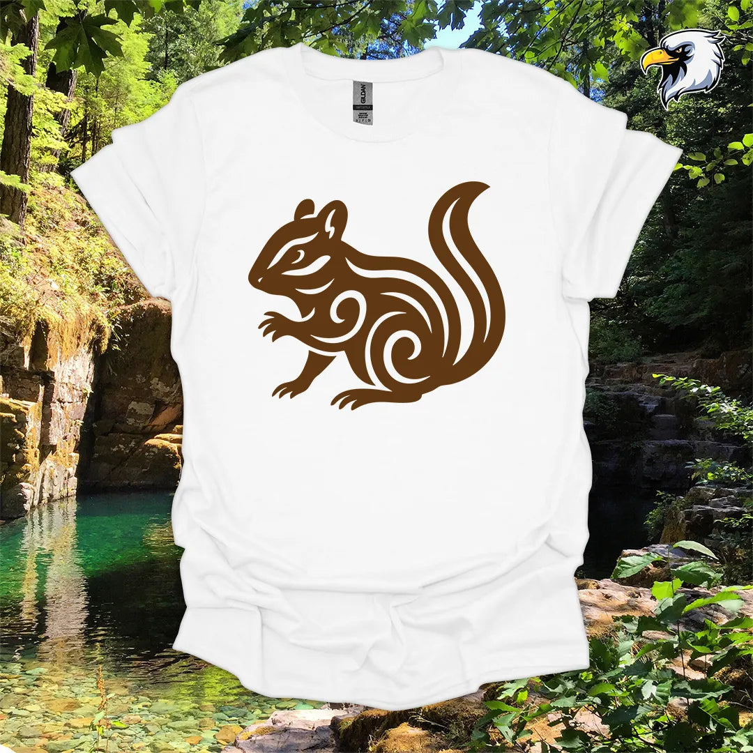 "Chipmunk" hiking t-shirt – Tribal Nature Graphic