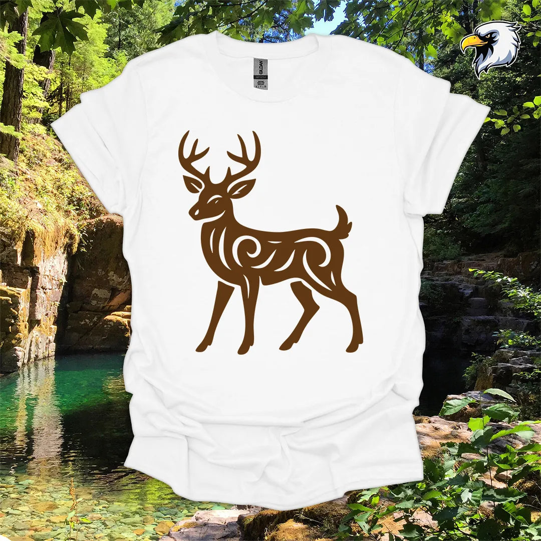 “White-tailed Deer” hiking t-shirt – Tribal Nature Graphic