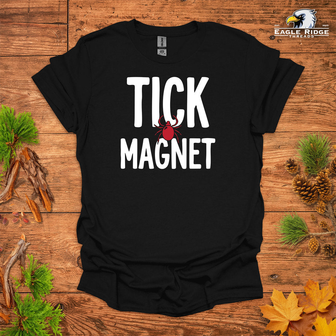 Tick Magnet • Hiking T-shirt • Funny Outdoor Graphic
