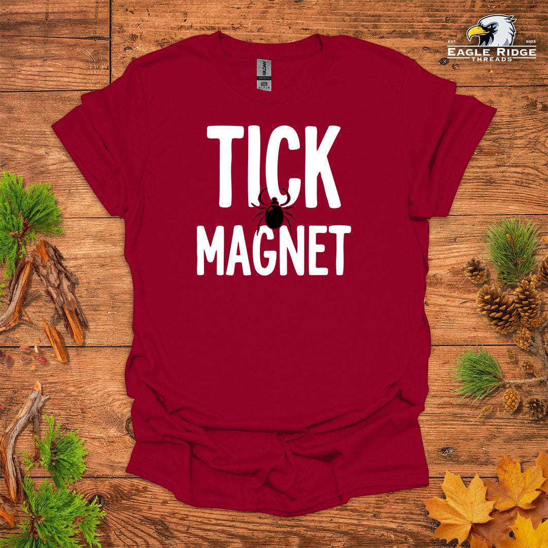 Tick Magnet • Hiking T-shirt • Funny Outdoor Graphic