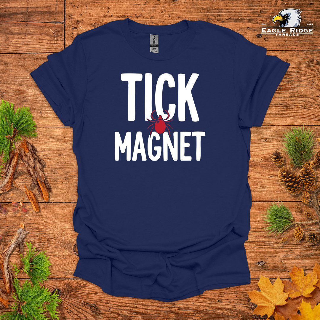 Tick Magnet • Hiking T-shirt • Funny Outdoor Graphic