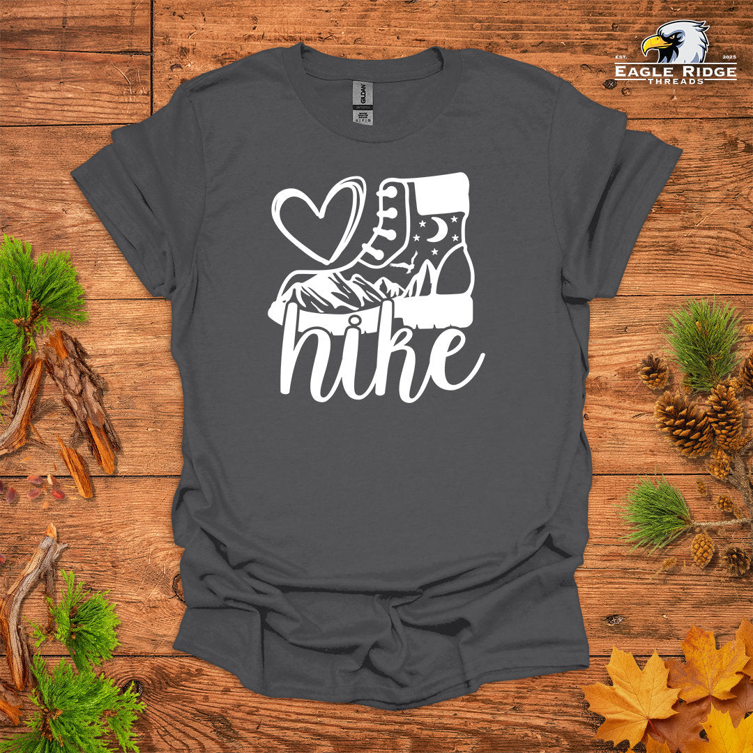 Copy of Go Where You Feel Most Alive • Hiking T-shirt • Mountain Boot Graphic