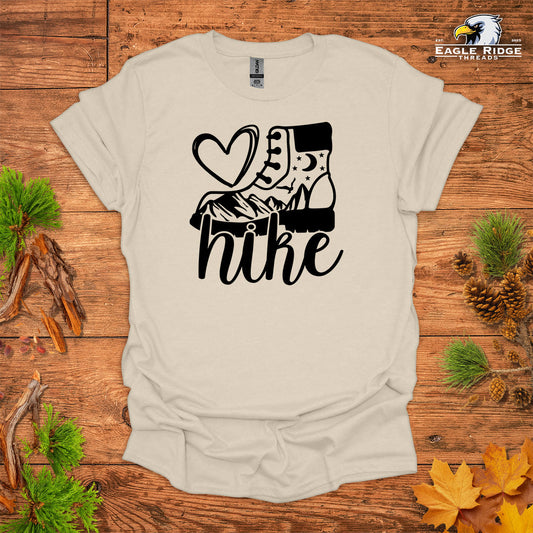 Copy of Go Where You Feel Most Alive • Hiking T-shirt • Mountain Boot Graphic