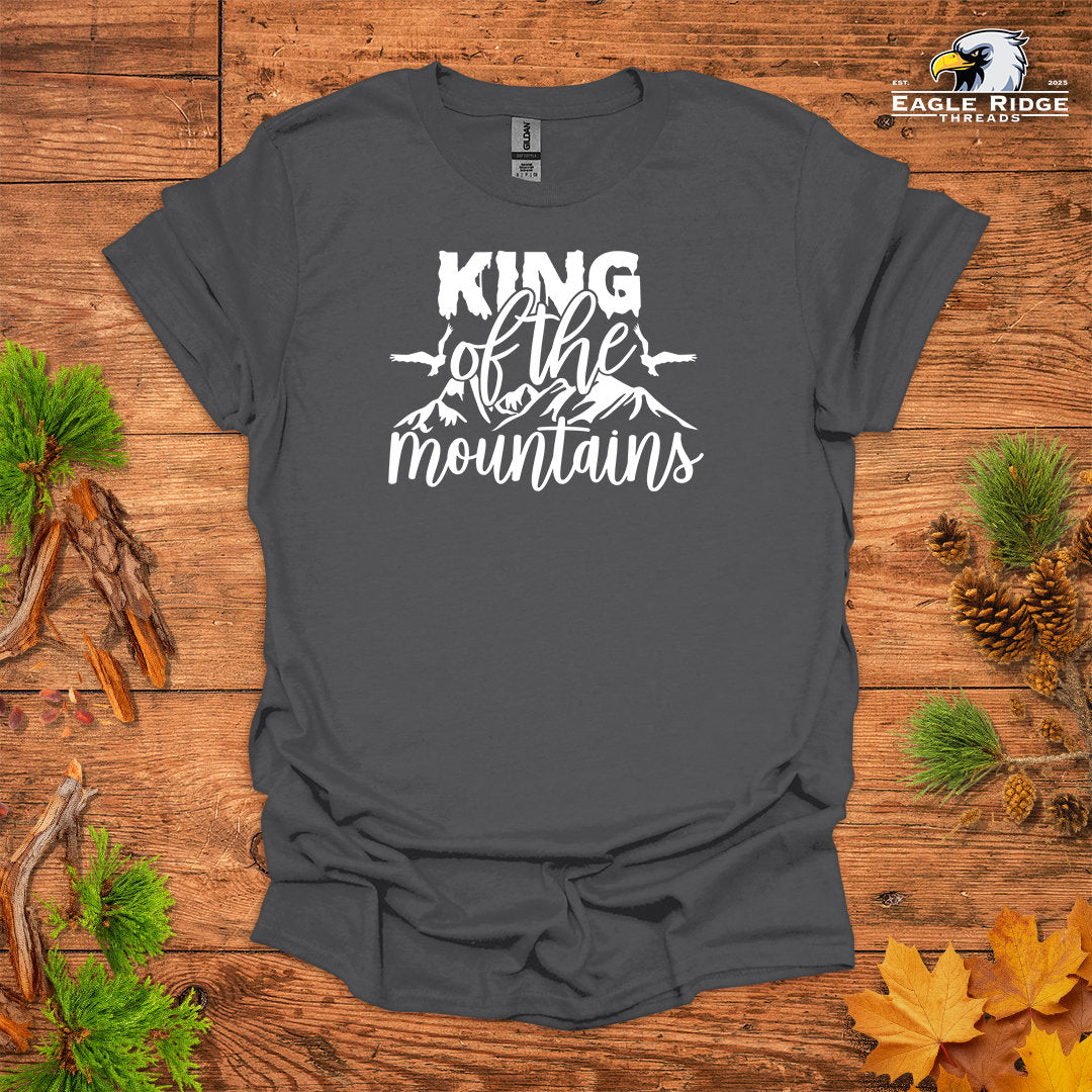 King Of The Mountains • Hiking T-shirt • Mountain Graphic