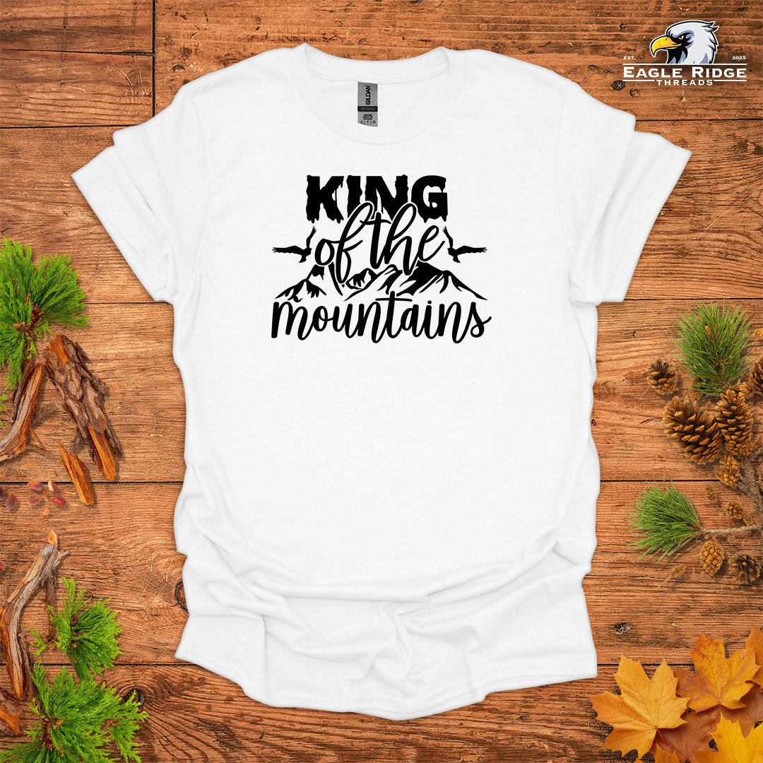 King Of The Mountains • Hiking T-shirt • Mountain Graphic