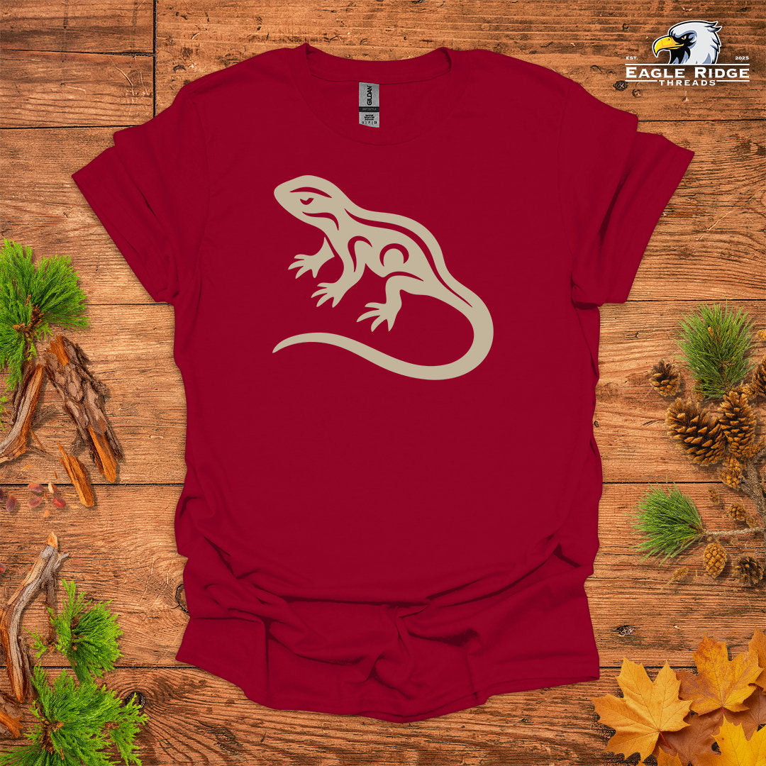 Tribal Newt • Hiking T-shirt • Nature-Inspired Design