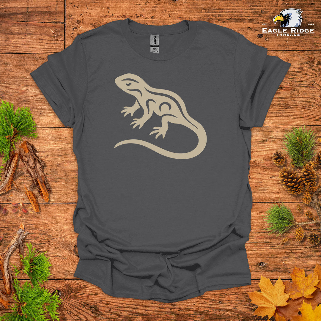 Tribal Newt • Hiking T-shirt • Nature-Inspired Design