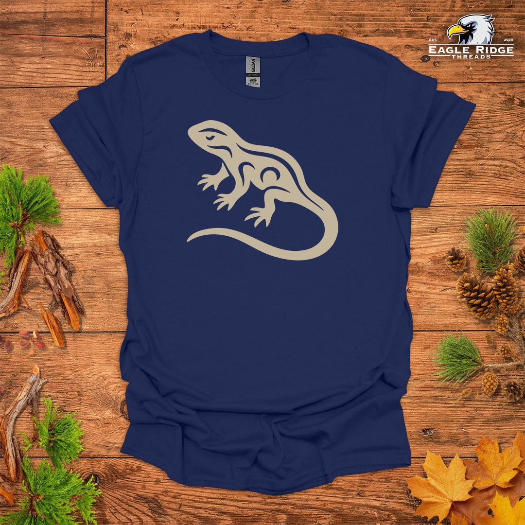 Tribal Newt • Hiking T-shirt • Nature-Inspired Design