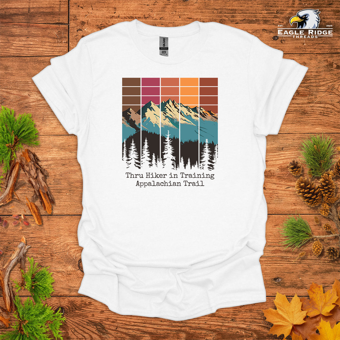 Thru Hiker In Training Appalachian Trail • Hiking T-shirt • Retro Mountain Graphic