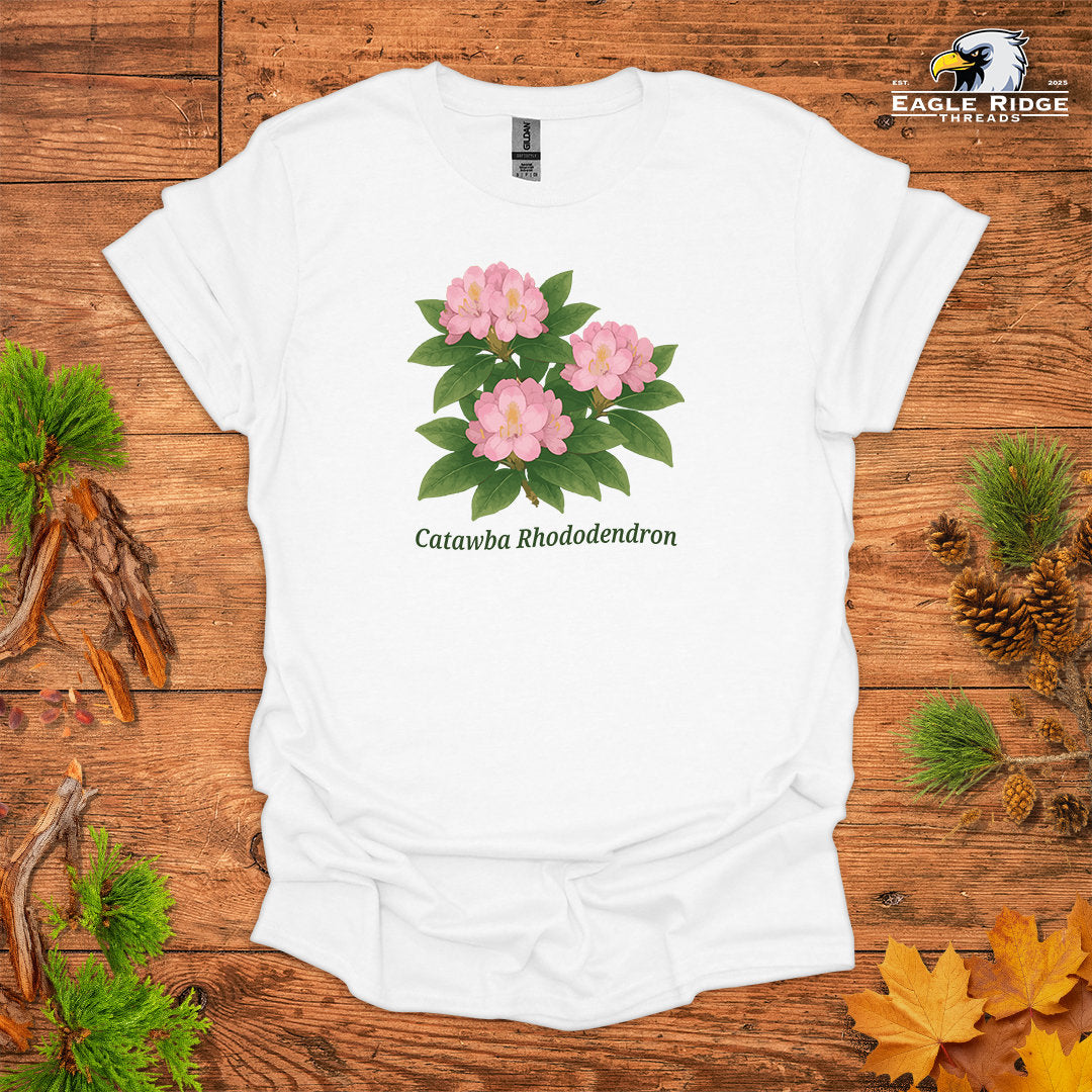 Catawba Rhododendron • Hiking T-shirt • Botanical Flower Graphic