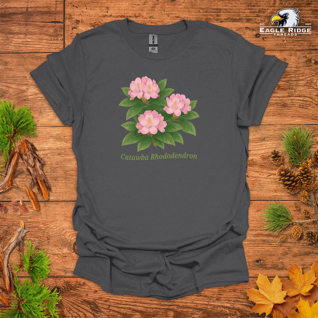 Catawba Rhododendron • Hiking T-shirt • Botanical Flower Graphic