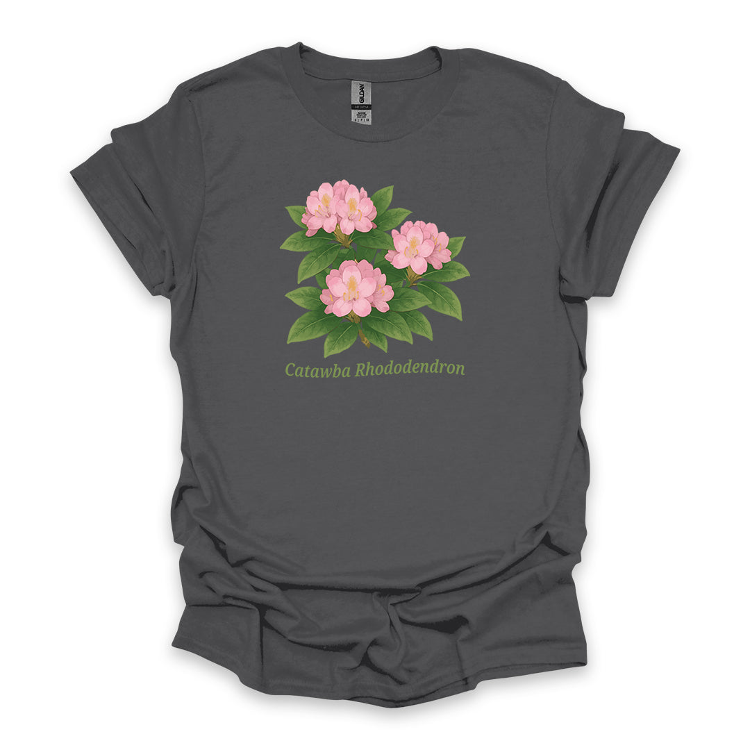 Catawba Rhododendron • Hiking T-shirt • Botanical Flower Graphic