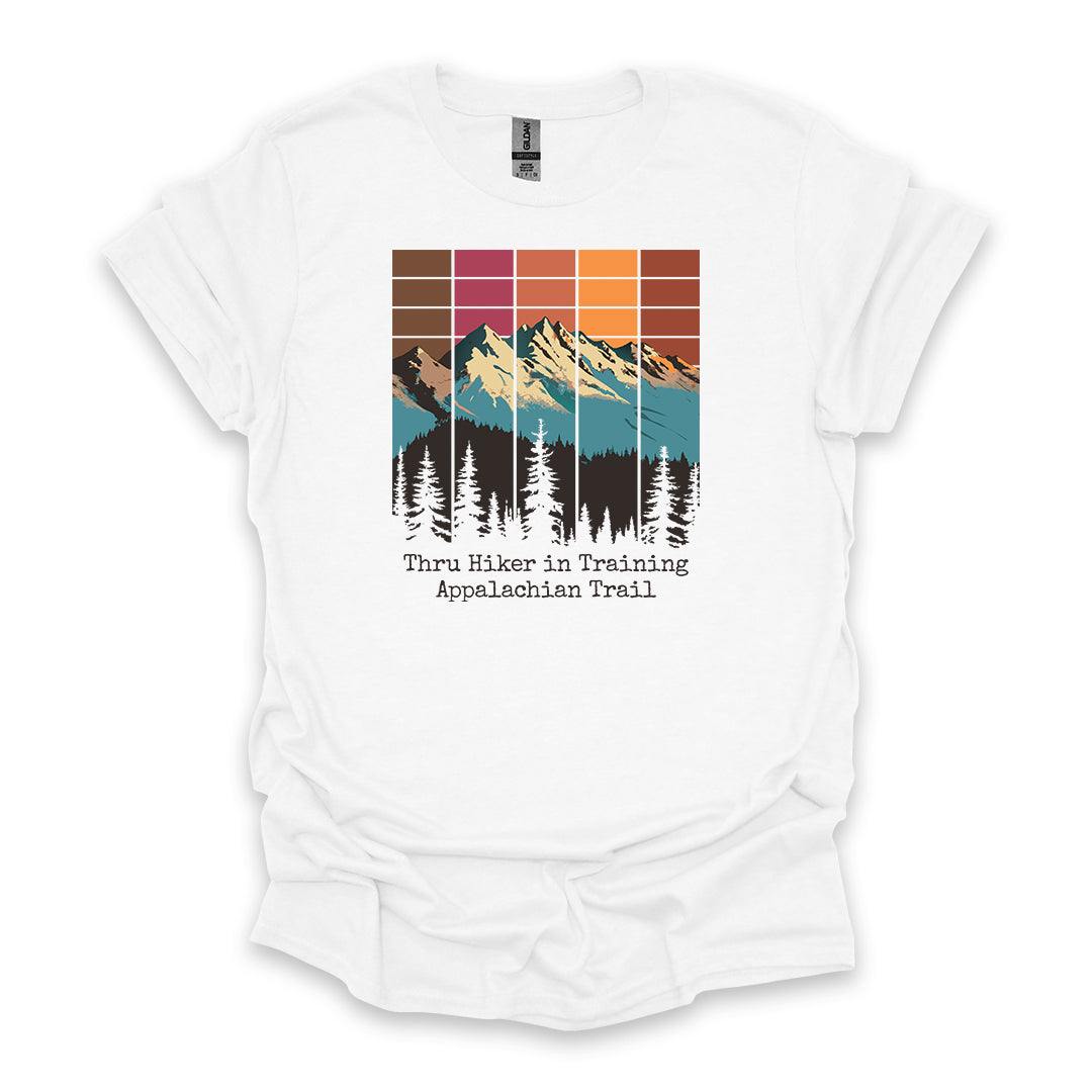 Thru Hiker In Training Appalachian Trail • Hiking T-shirt • Retro Mountain Graphic