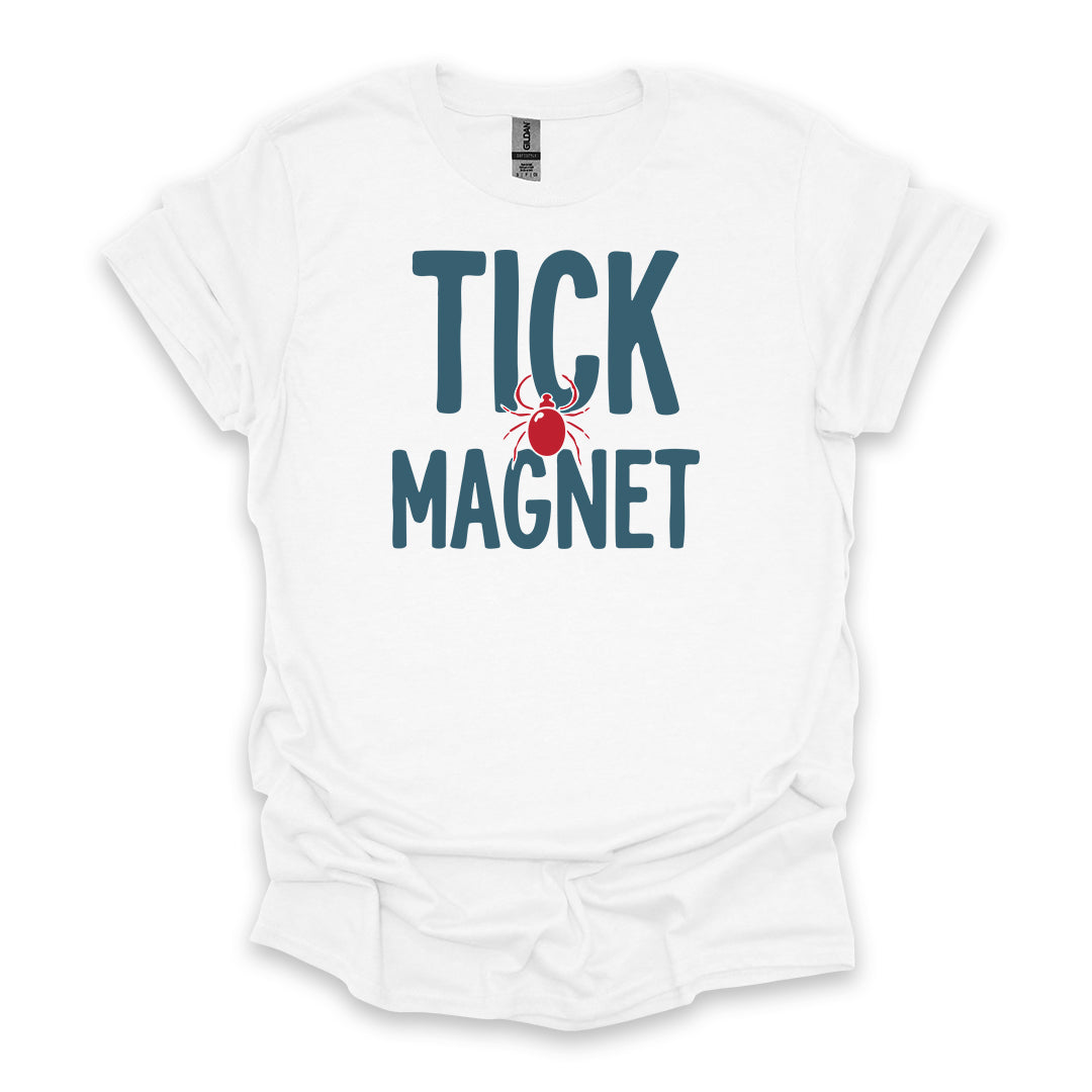 Tick Magnet • Hiking T-shirt • Funny Outdoor Graphic