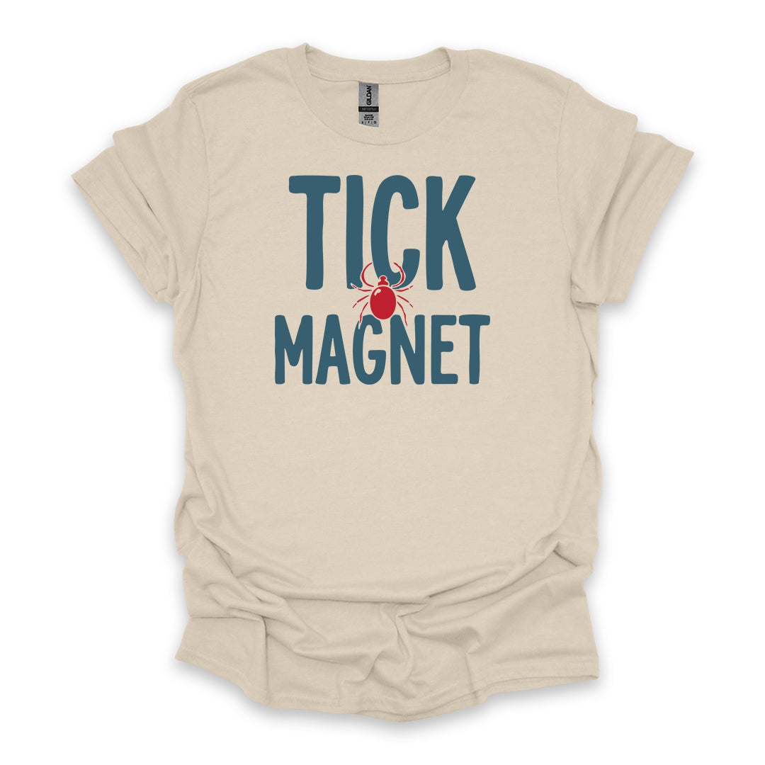 Tick Magnet • Hiking T-shirt • Funny Outdoor Graphic