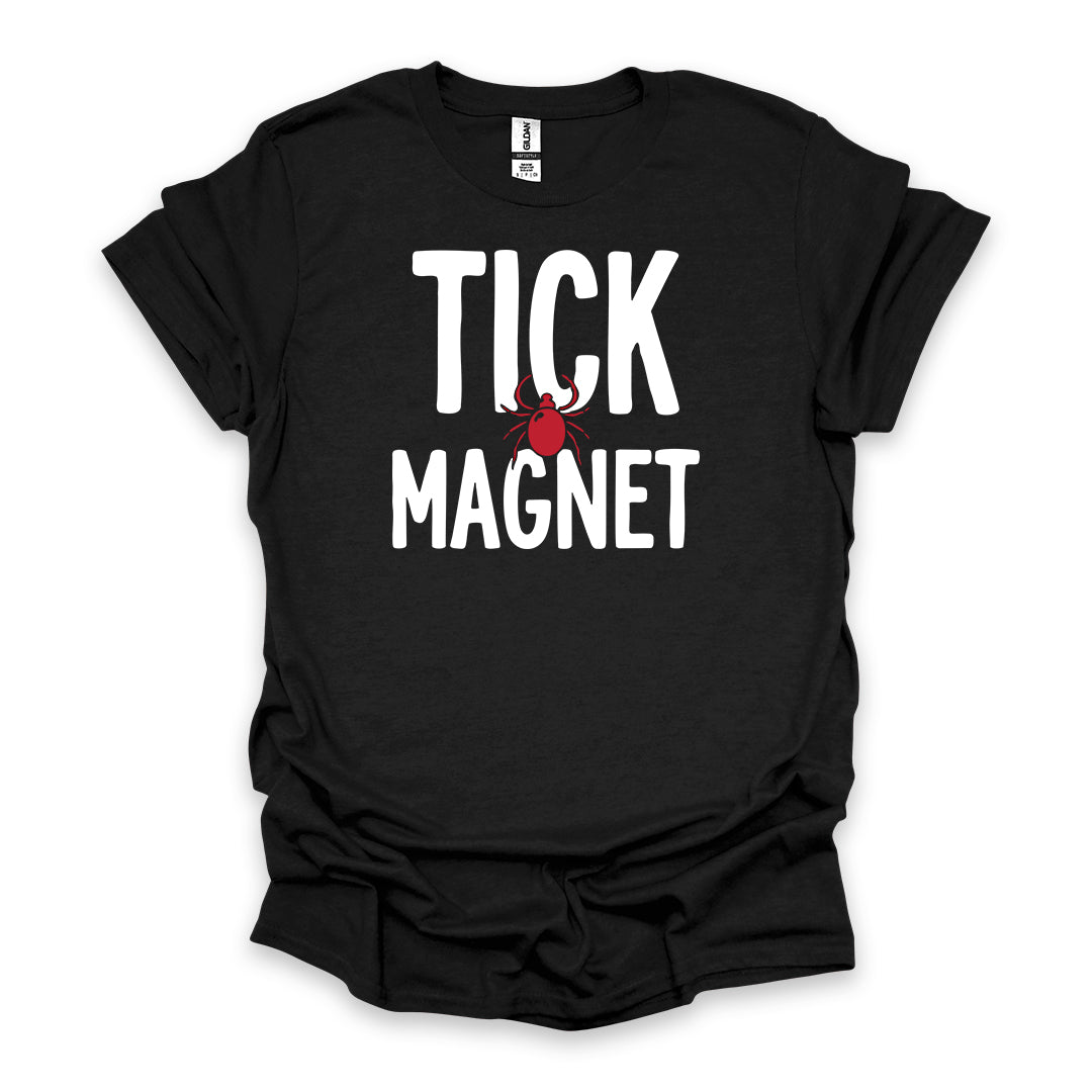Tick Magnet • Hiking T-shirt • Funny Outdoor Graphic
