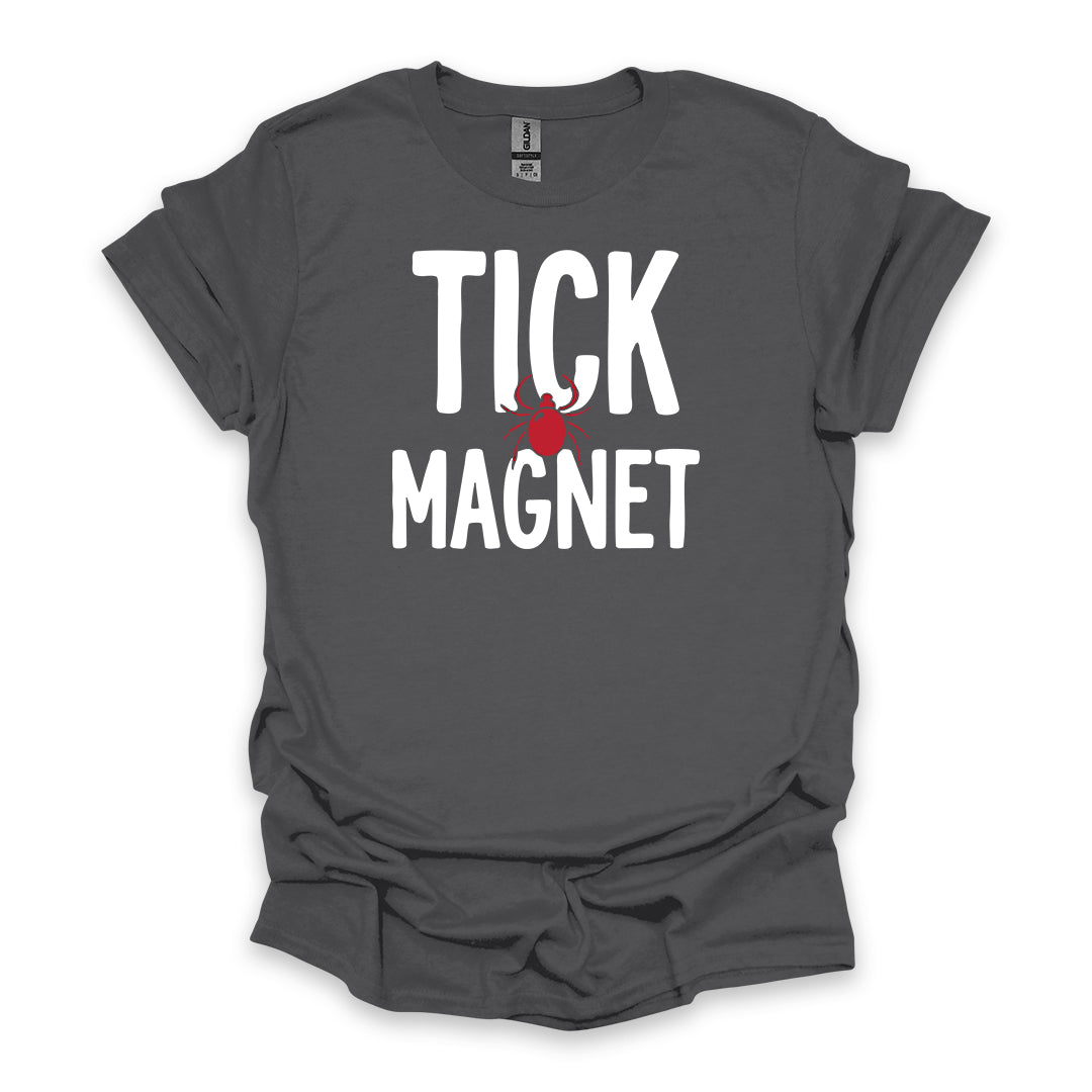 Tick Magnet • Hiking T-shirt • Funny Outdoor Graphic