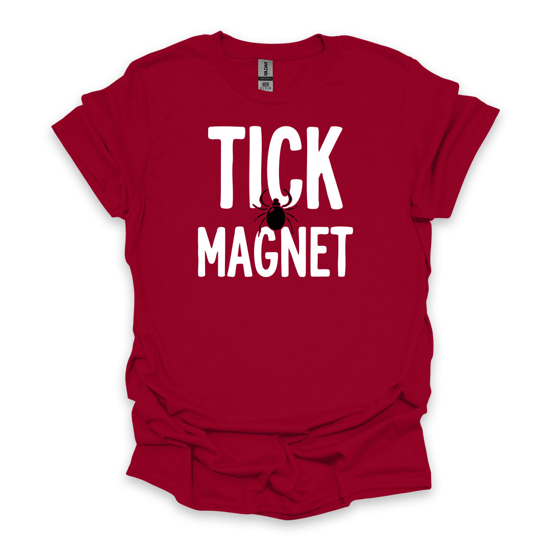 Tick Magnet • Hiking T-shirt • Funny Outdoor Graphic