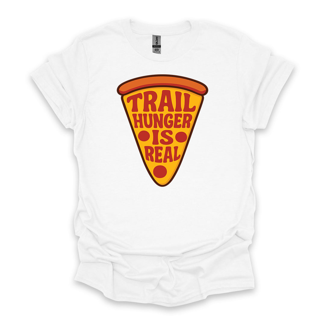 Trail Hunger Is Real • Hiking T-shirt • Pizza Slice Graphic
