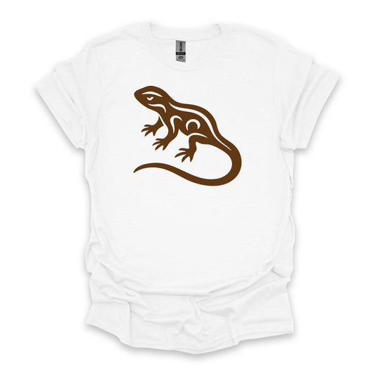 Tribal Newt • Hiking T-shirt • Nature-Inspired Design