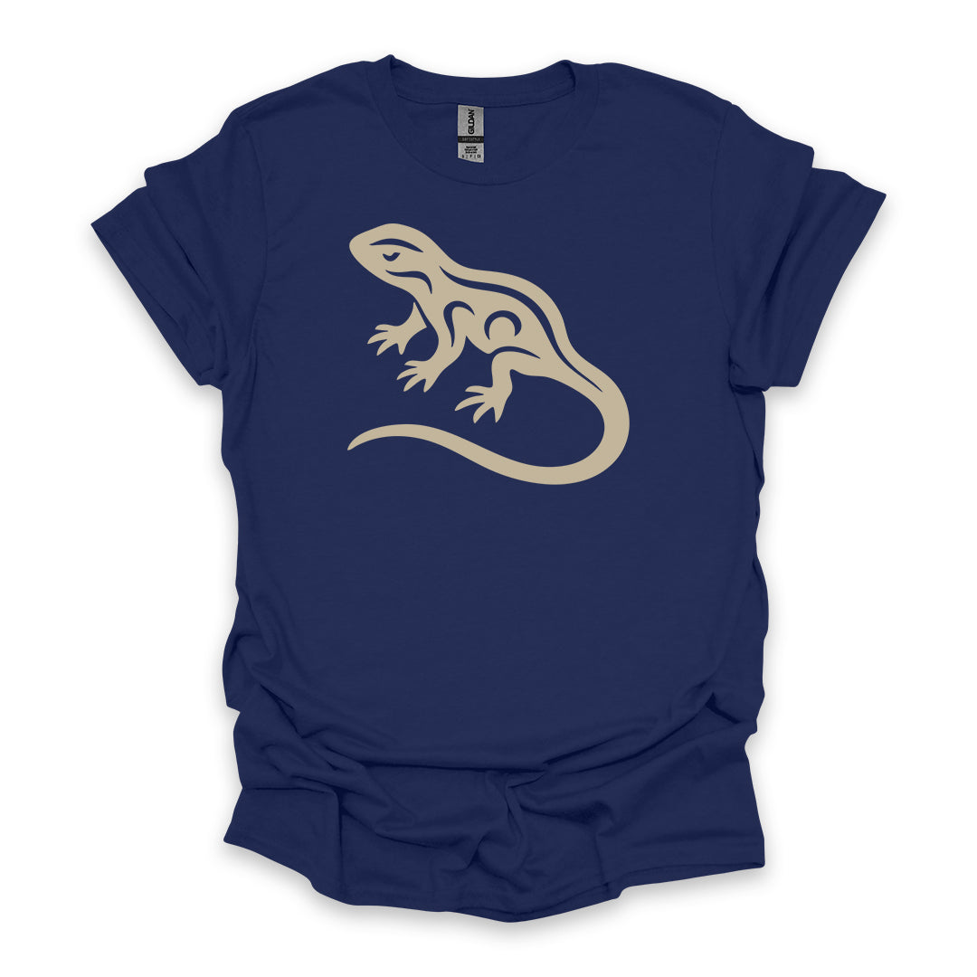 Tribal Newt • Hiking T-shirt • Nature-Inspired Design