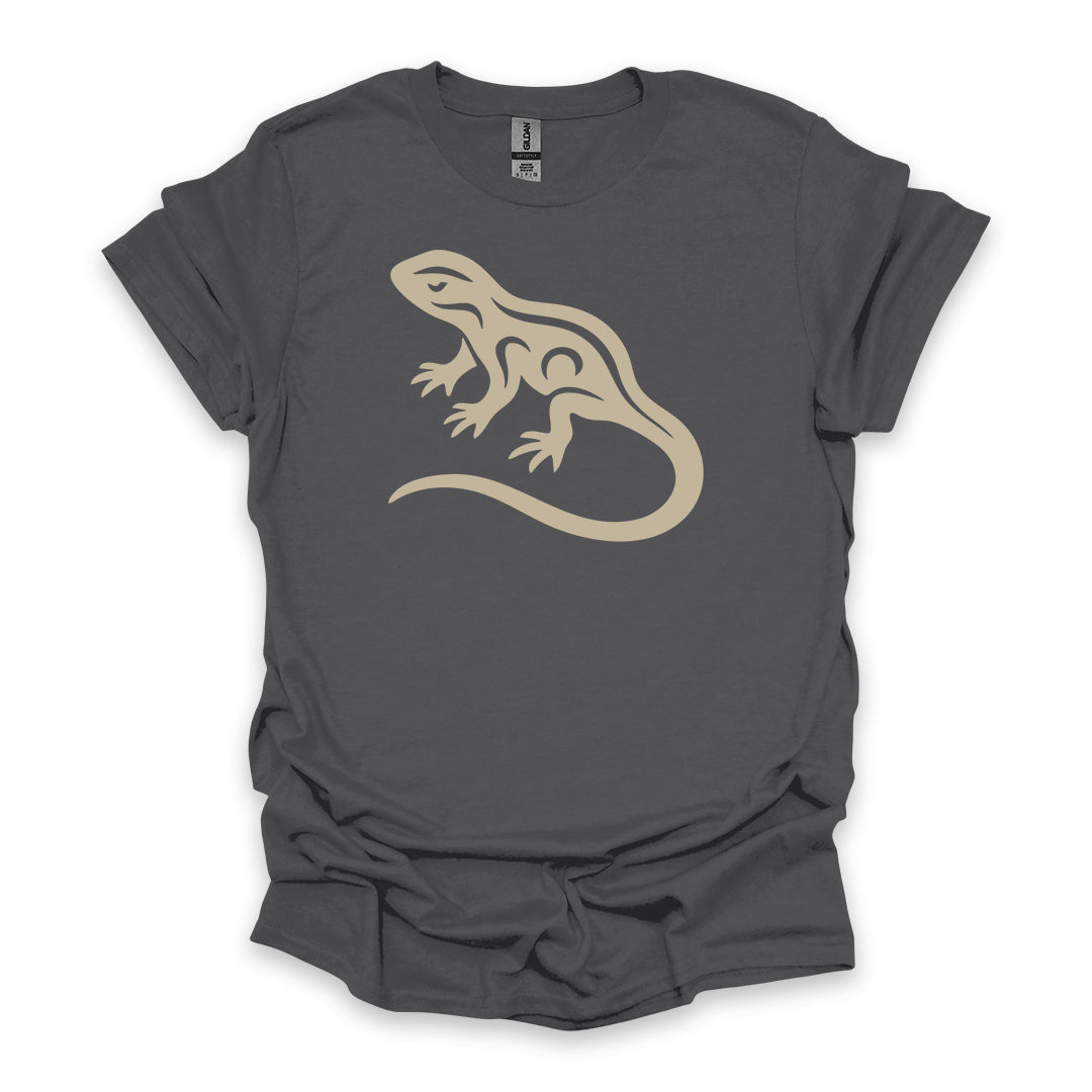 Tribal Newt • Hiking T-shirt • Nature-Inspired Design