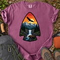 Wild America eagle bear mountain wilderness graphic T-shirt