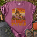 Be Brave Stay Wild wolf wilderness graphic T-shirt